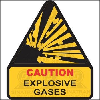  Caution - Explosive gases